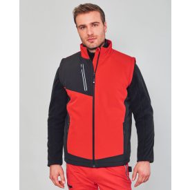 JRC MONTEROSA HEAVY bélelt softshell mellény piros