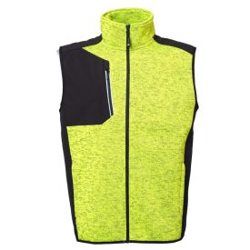 JRC Treviri kötött polár mellény fluo sárga