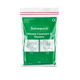   Cederroth Salvequick sebtisztító és sebtapasz készlet, 20 db