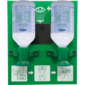   Actiomedic EYE CARE Double I fali szemkimosó állomás 2 x 500 ml 0.9% nátrium-klorid oldattal (4694)