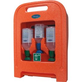   Actiomedic EYE CARE Medi2Protect I szemkimosó állomás 2 x 500 ml 0.9% nátrium-klorid oldattal + 1 x 250 ml BioPhos74 oldattal (4810)