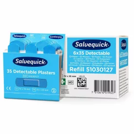   Cederroth Salvequick kék detektálható sebtapasz utántöltő, 35 db