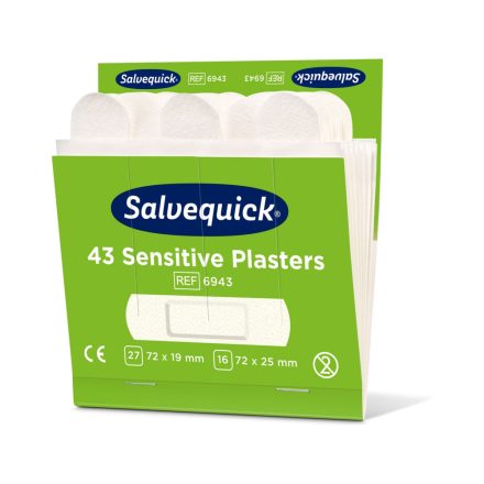 Cederroth Salvequick Sensitive sebtapasz utántöltő, 43 db