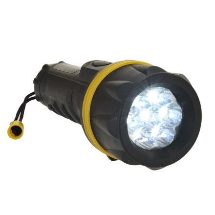 PA60YBR Portwest 7 LED gumi zseblámpa