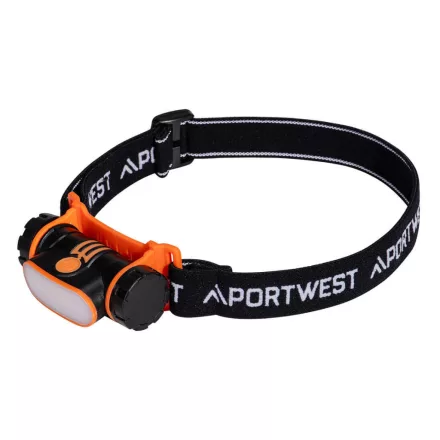 PA70BKR Portwest LED fejlámpa (USB-ről tölthető)