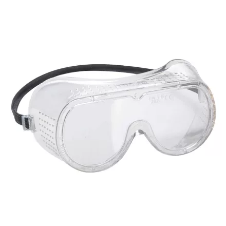 PW20CLR Portwest Gumipántos (direkt ventilációs) védőszemüveg