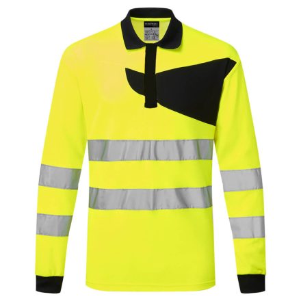 PW220YBRL Portwest PW2 Hi-Vis Polo Shirt L/S