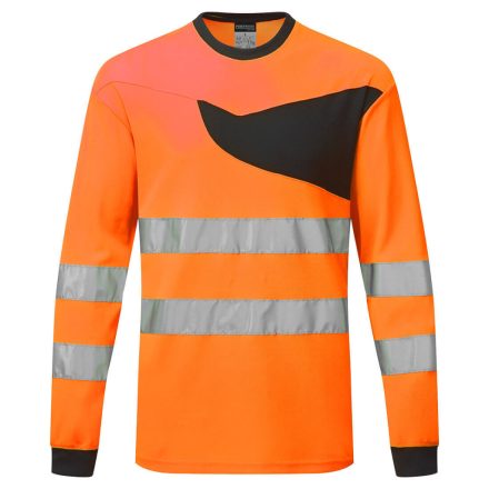 PW221OBRXL Portwest PW2 Hi-Vis T-Shirt L/S