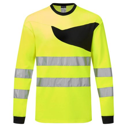 PW221YBRS Portwest PW2 Hi-Vis T-Shirt L/S