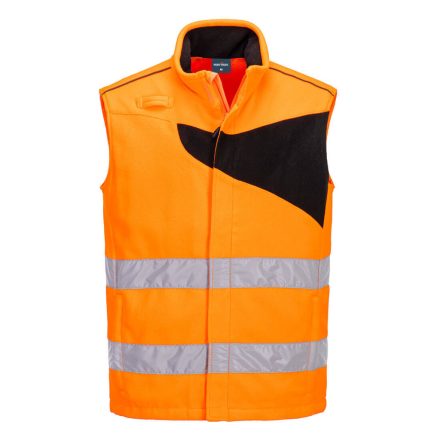 PW231OBRXXL Portwest PW2 Hi-Vis Fleece Bodywarmer