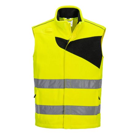 PW231YBRM Portwest PW2 Hi-Vis Fleece Bodywarmer