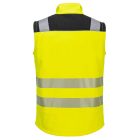 PW325YBRM Portwest Hi-Vis Softshell Gilet mellény