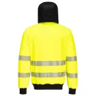 PW327YBRM Portwest PW3 Hi-Vis cipzáras kapucnis pulóver