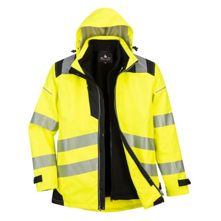 PW365YBRXXXL Portwest PW3 Hi-Vis 3-in-1 kabát