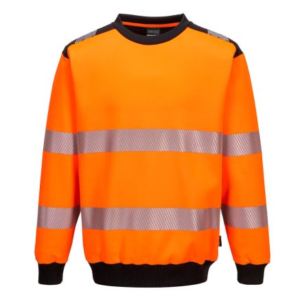 PW379OBRXL Portwest PW3 Hi-Vis Crew Neck pulóver