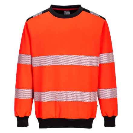 PW379RBKXXL Portwest PW3 Hi-Vis Crew Neck pulóver