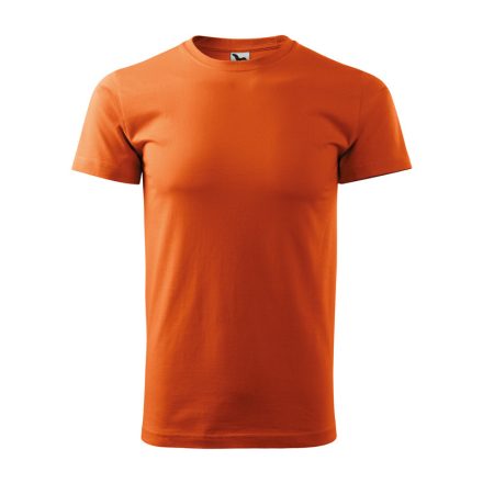 1291112   Férfi környakas póló, narancs, 160 g/m²