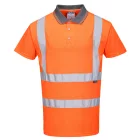 RT22ORR6XL Portwest Jól láthatósági teniszpóló vasúti dolgozók részére