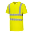 S179YER4XL Portwest V-nyakú pólóing hálós panelekkel