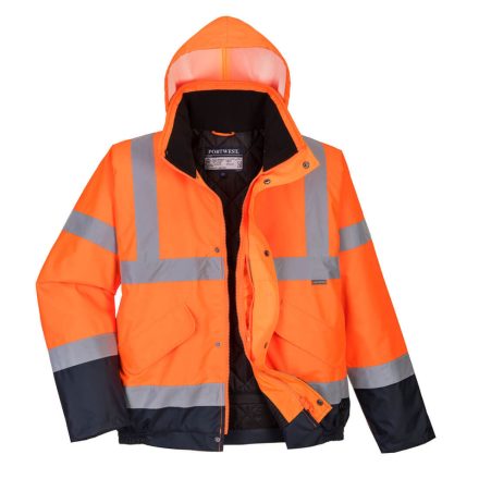 S266ONRL Portwest Hi-Vis kéttónusú bomber kabát