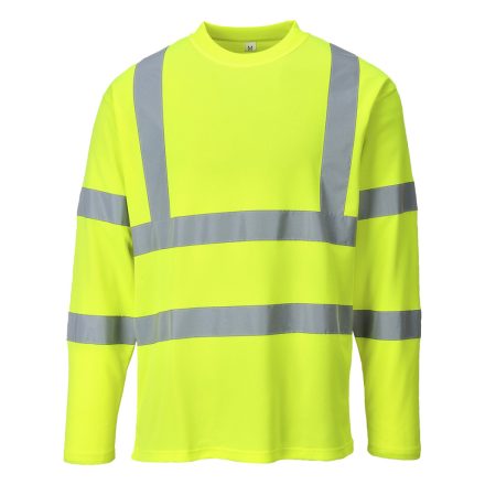 S278YERXL Portwest Hi-Vis hosszú ujjú pólóing