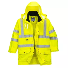   S427YER4XL Portwest Jól láthatósági 7 az 1-ben munkavédelmi kabát