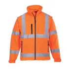 S428ORRM Portwest Jól láthatósági Softshell dzseki