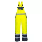 S489YERXXXL Portwest Jól láthatósági bélelt mellesnadrág