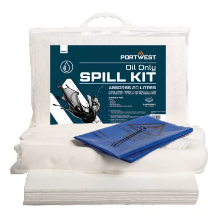 SM60WHR Portwest PW Spill (20 liter) olajfelszívó készlet (6 db)