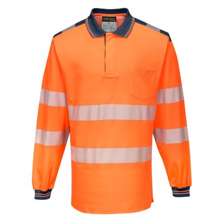 T184ONRXXL Portwest PW3 Hi-Vis hosszú ujjú pólóing