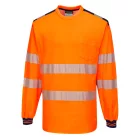 T185ONRXL Portwest PW3 Hi-Vis hosszú ujjú póló