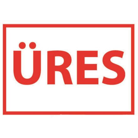 Üres - tábla