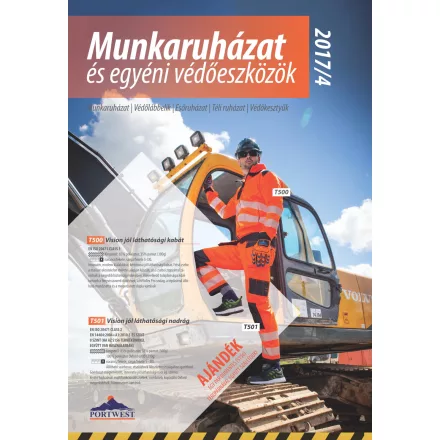 Z111HUL Portwest Viszonteladói A5 katalógus 2017/4 (ár nélküli változat)