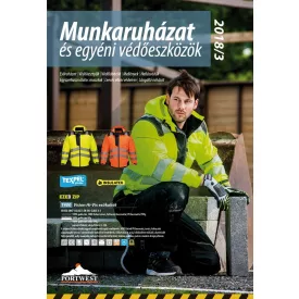   Z118HUL Portwest Viszonteladói A5 katalógus 2018/3 (ár nélküli változat)