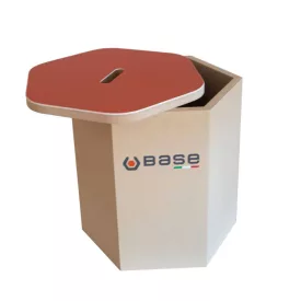 Z722ORR Base Fapép anyagú tárolóval ellátott szék