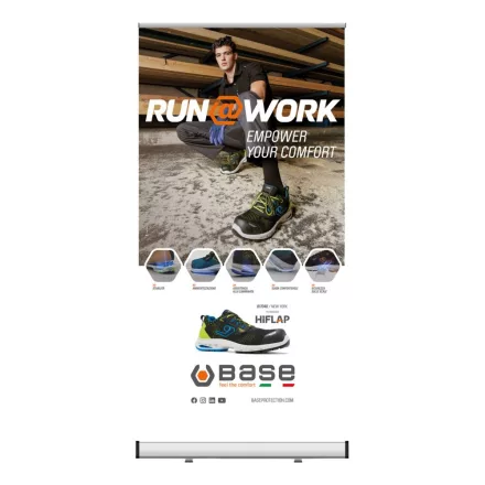 Z738NCR Base Run@Work Roll Up Banner