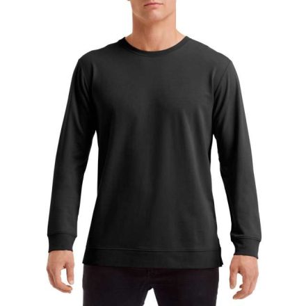 an73000bl-l   UNISEX LIGHT TERRY CREW