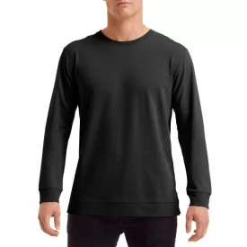 an73000bl-s   UNISEX LIGHT TERRY CREW