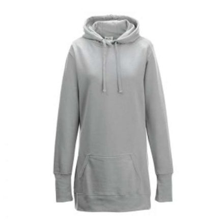 awjh005hgr-l   GIRLIE LONGLINE HOODIE