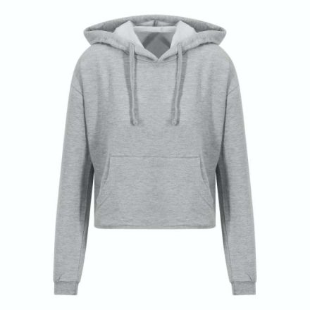 awjh016hgr-l   WOMEN'S CROPPED HOODIE