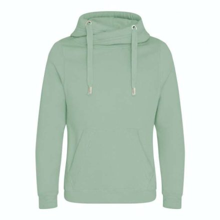 awjh021dugn-l   CROSS NECK HOODIE