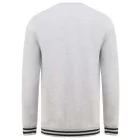 fr840hgr/nv-xs   SWEAT WITH STRIPE CUFFS