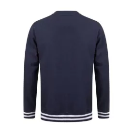 fr840nv/hgr-s   SWEAT WITH STRIPE CUFFS