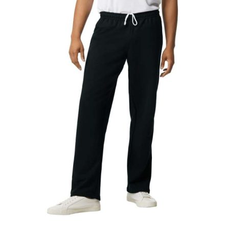 gi18400bl-l   HEAVY BLEND™ ADULT OPEN BOTTOM SWEATPANTS