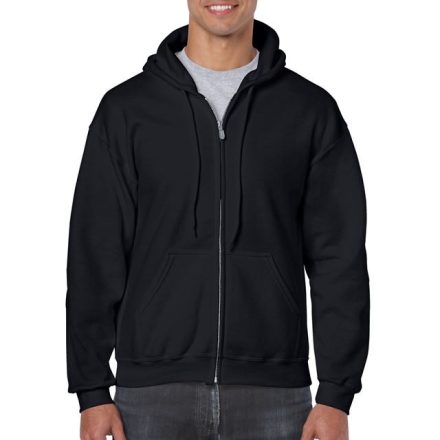 gi18600bl-2xl   HEAVY BLEND™ ADULT FULL ZIP HOODED SWEATSHIRT