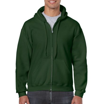 gi18600fo-2xl   HEAVY BLEND™ ADULT FULL ZIP HOODED SWEATSHIRT