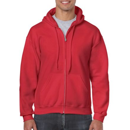 gi18600re-2xl   HEAVY BLEND™ ADULT FULL ZIP HOODED SWEATSHIRT