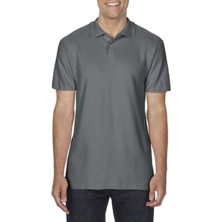 gi64800ch-2xl   SOFTSTYLE® ADULT DOUBLE PIQUÉ POLO