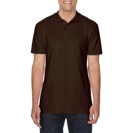 gi64800dc-4xl   SOFTSTYLE® ADULT DOUBLE PIQUÉ POLO