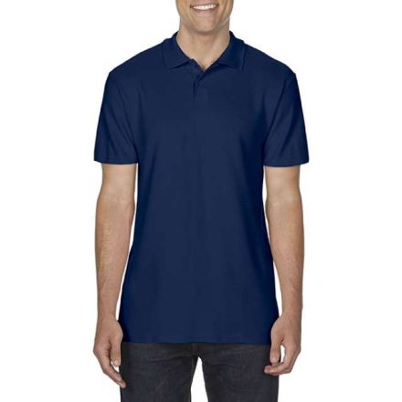 gi64800nv-2xl   SOFTSTYLE® ADULT DOUBLE PIQUÉ POLO